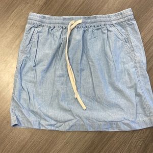 J. Crew lightweight denim skirt